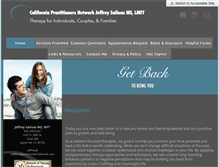 Tablet Screenshot of californiapractitionersnetwork.com